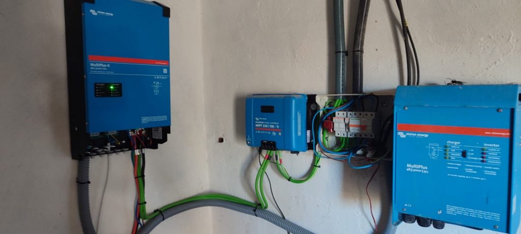 Instalación de autoconsumo aislada en Cárrica