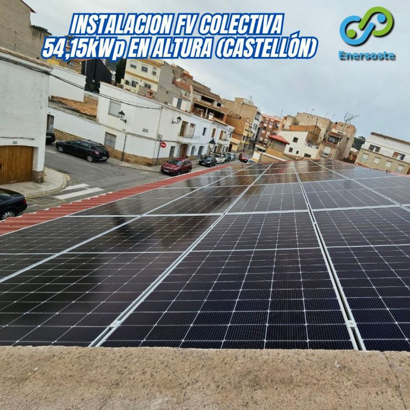 Imagen de portada para la instalación solar de autoconsumo colectivo en Altura